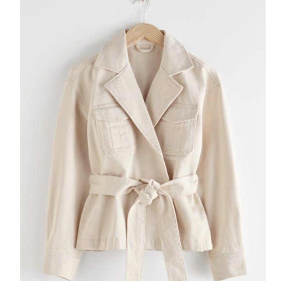white wrap jacket